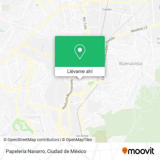 Mapa de Papeleria Navarro
