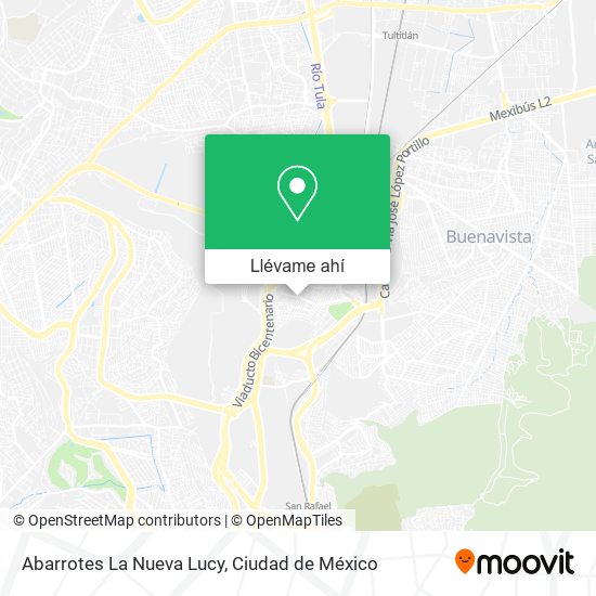 Mapa de Abarrotes La Nueva Lucy