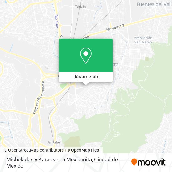 Mapa de Micheladas y Karaoke La Mexicanita