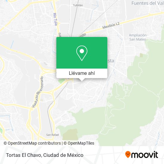 Mapa de Tortas El Chavo