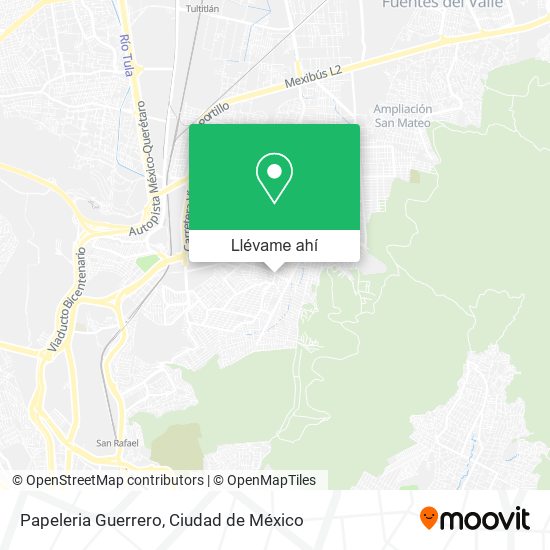 Mapa de Papeleria Guerrero