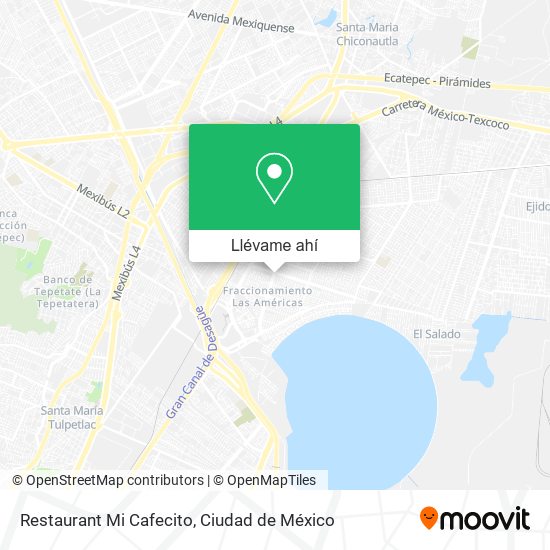 Mapa de Restaurant Mi Cafecito