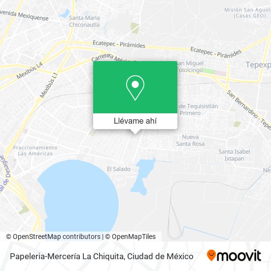 Mapa de Papeleria-Mercería La Chiquita