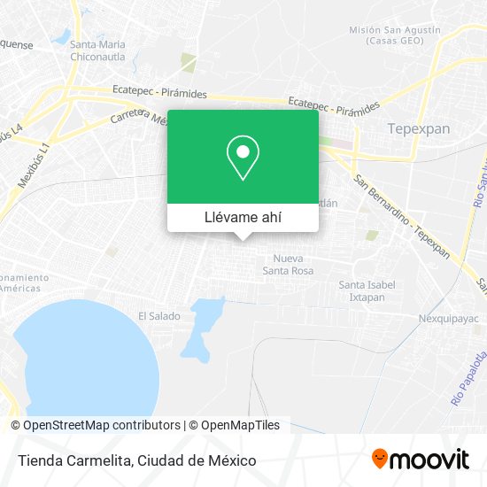 Mapa de Tienda Carmelita