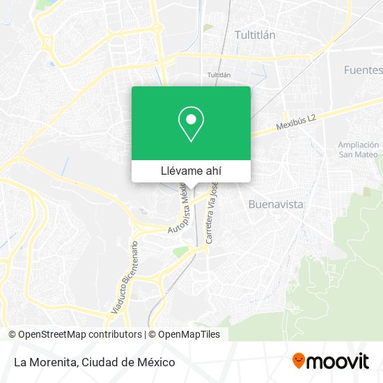 Mapa de La Morenita