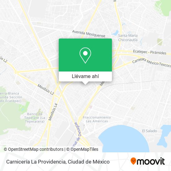 Mapa de Carnicería La Providencia