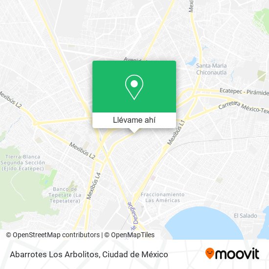 Mapa de Abarrotes Los Arbolitos