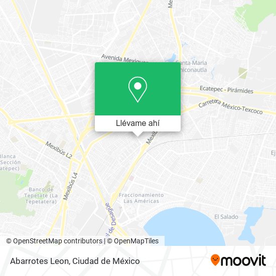 Mapa de Abarrotes Leon