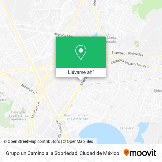 Mapa de Grupo un Camino a la Sobriedad