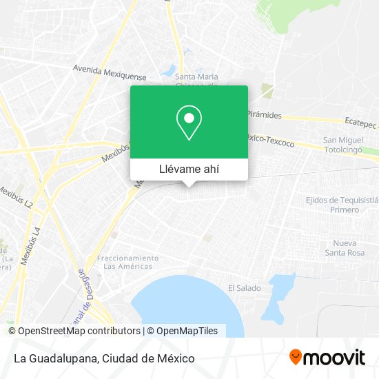 Mapa de La Guadalupana