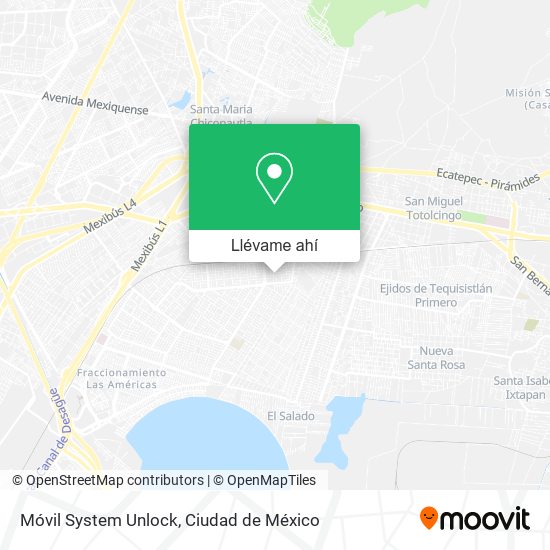 Mapa de Móvil System Unlock