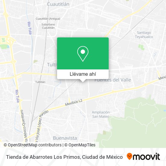 Mapa de Tienda de Abarrotes Los Primos