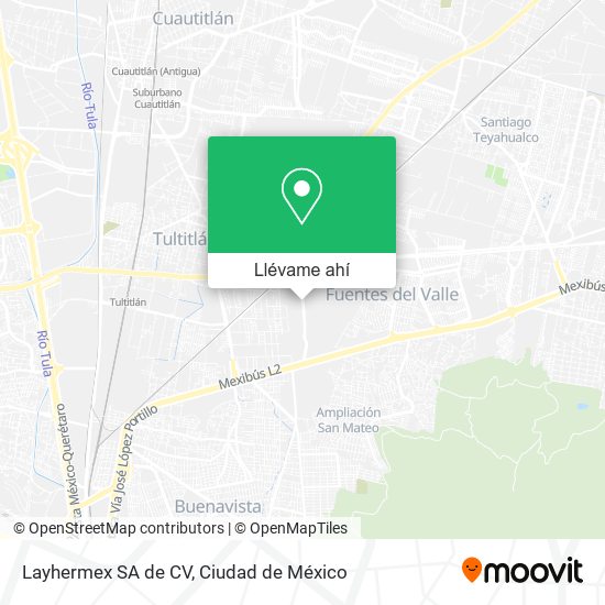 Mapa de Layhermex SA de CV