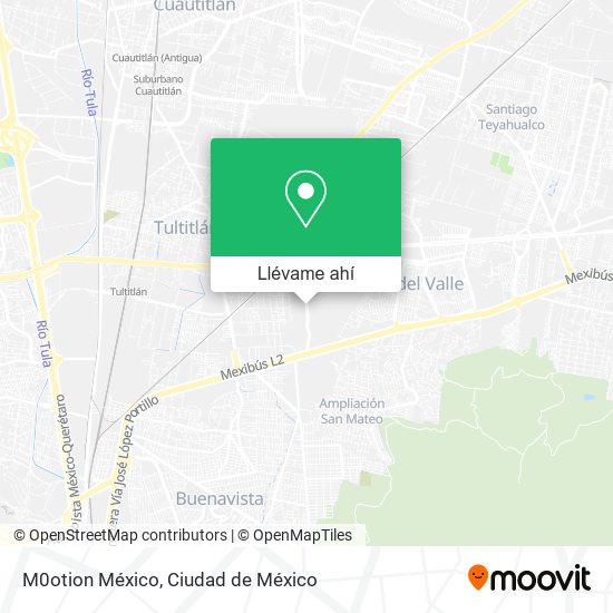 Mapa de M0otion México