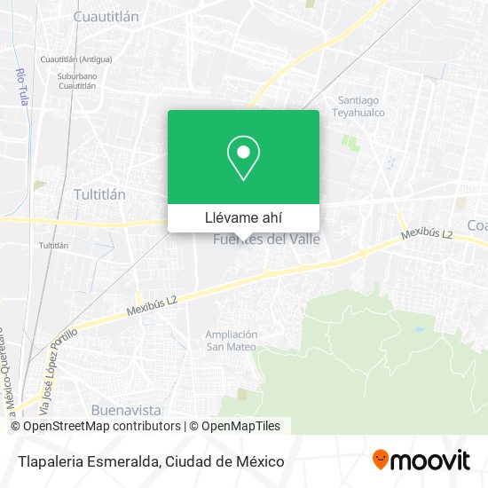 Mapa de Tlapaleria Esmeralda