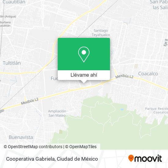 Mapa de Cooperativa Gabriela