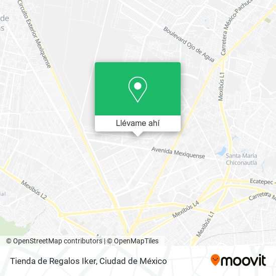 Mapa de Tienda de Regalos Iker