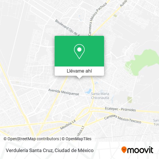 Mapa de Verdulería Santa Cruz