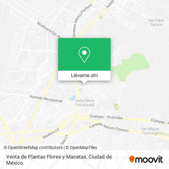 Mapa de Venta de Plantas Flores y Macetas