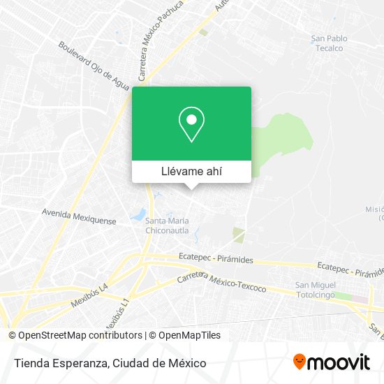 Mapa de Tienda Esperanza