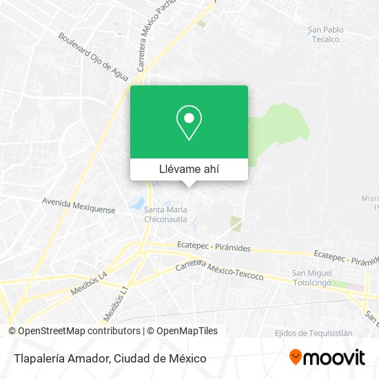 Mapa de Tlapalería Amador