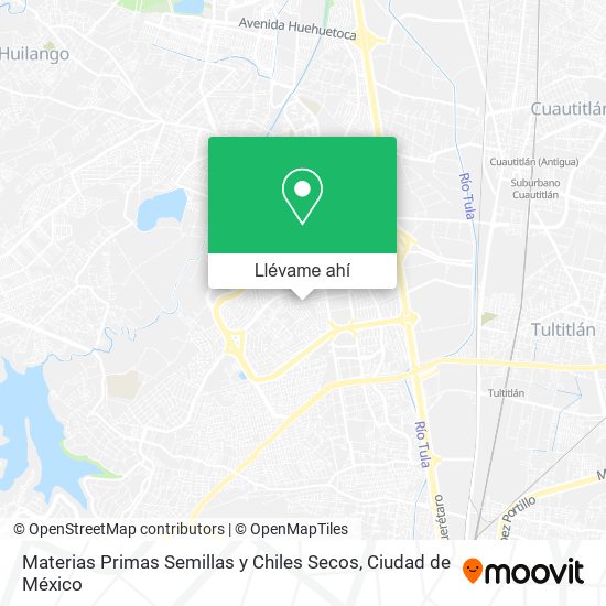 Mapa de Materias Primas Semillas y Chiles Secos