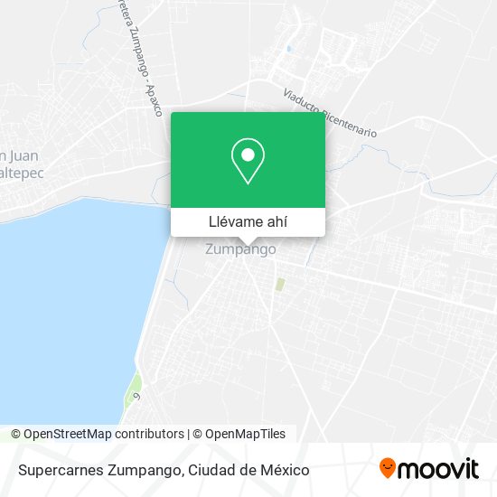 Mapa de Supercarnes Zumpango