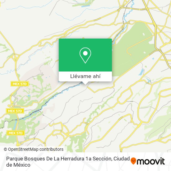 Mapa de Parque Bosques De La Herradura 1a Sección