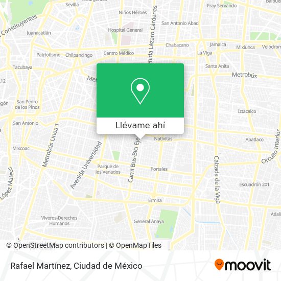 Mapa de Rafael Martínez