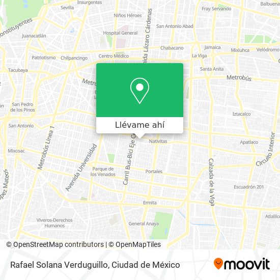 Mapa de Rafael Solana Verduguillo