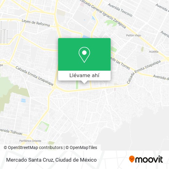 Mapa de Mercado Santa Cruz