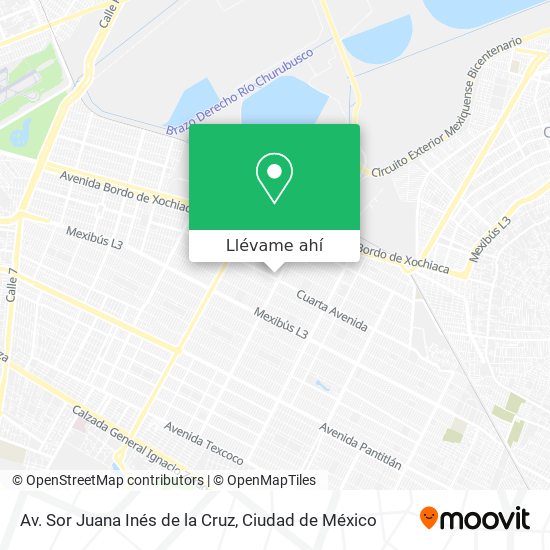 Mapa de Av. Sor Juana Inés de la Cruz