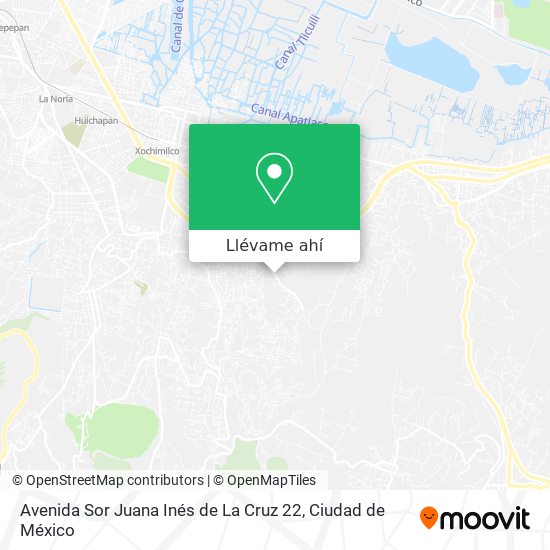 Mapa de Avenida Sor Juana Inés de La Cruz 22