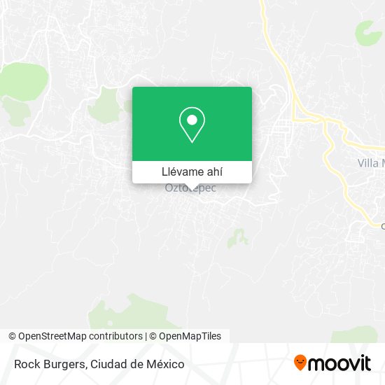 Mapa de Rock Burgers