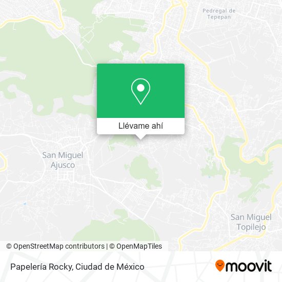 Mapa de Papelería Rocky