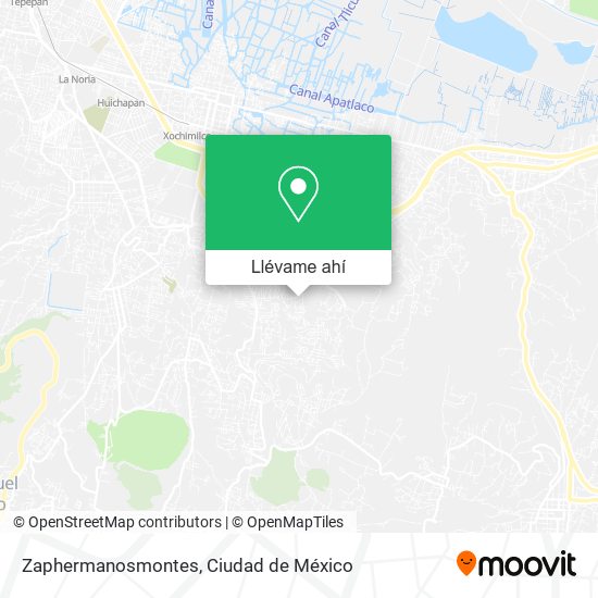 Mapa de Zaphermanosmontes