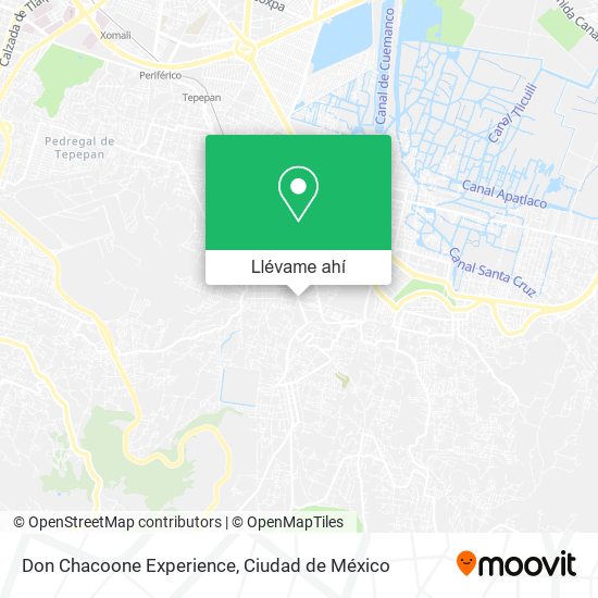 Mapa de Don Chacoone Experience