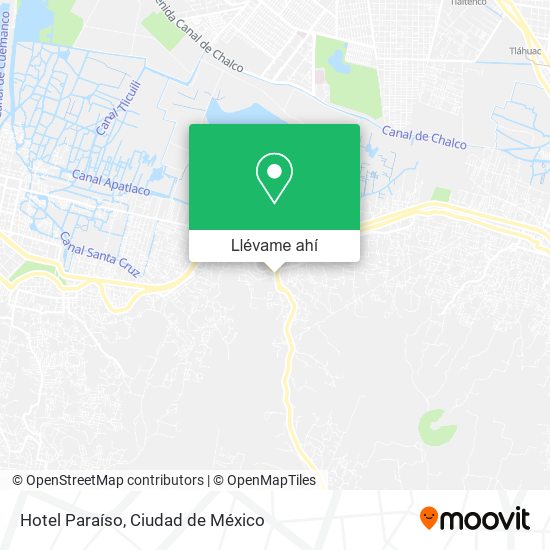 Mapa de Hotel Paraíso