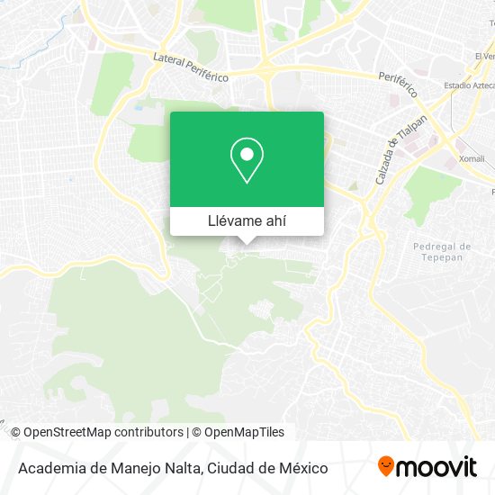 Mapa de Academia de Manejo Nalta