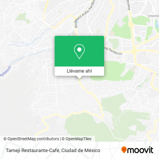 Mapa de Tameji Restaurante-Café