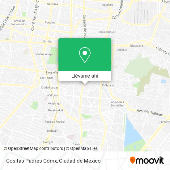 Mapa de Cositas Padres Cdmx