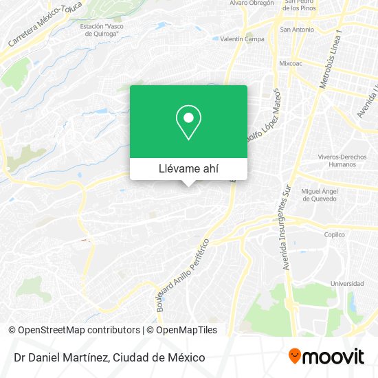 Mapa de Dr Daniel Martínez