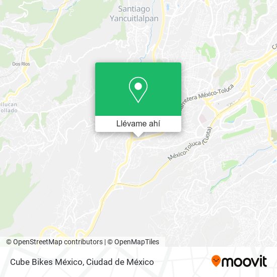 Mapa de Cube Bikes México