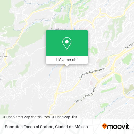 Mapa de Sonoritas Tacos al Carbón