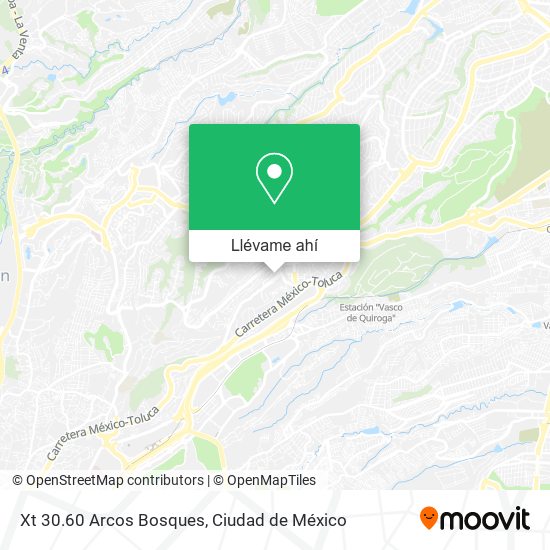 Mapa de Xt 30.60 Arcos Bosques