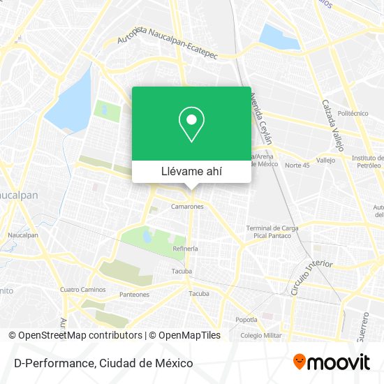 Mapa de D-Performance