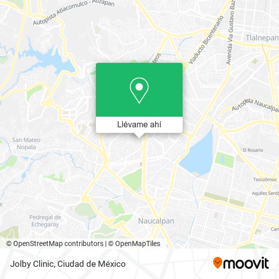 Mapa de Jolby Clinic