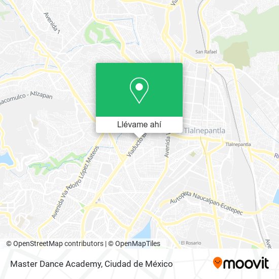 Mapa de Master Dance Academy