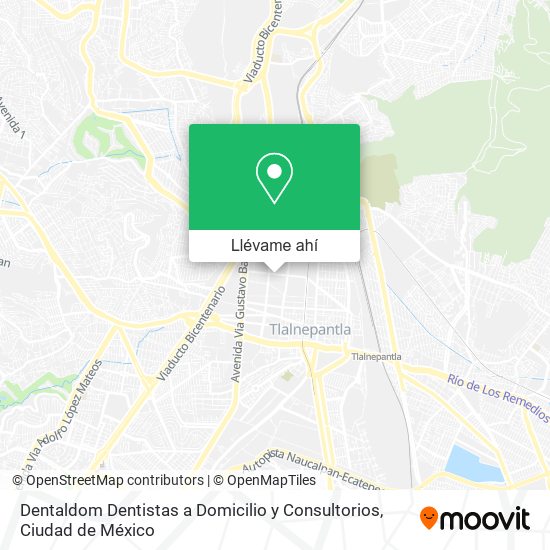 Mapa de Dentaldom Dentistas a Domicilio y Consultorios