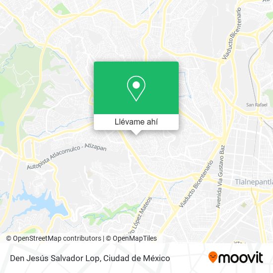 Mapa de Den Jesús Salvador Lop